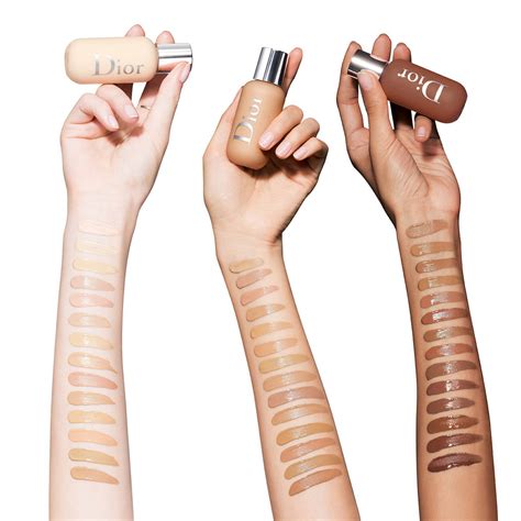 Dior Backstage Face & Body Foundation • Foundation Swatches